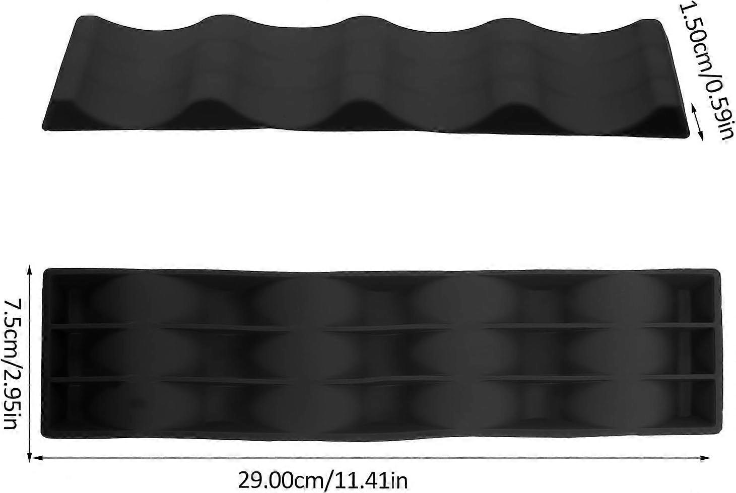 Wine Bottle Holder Rack, Black Foldable Bottle Stacker