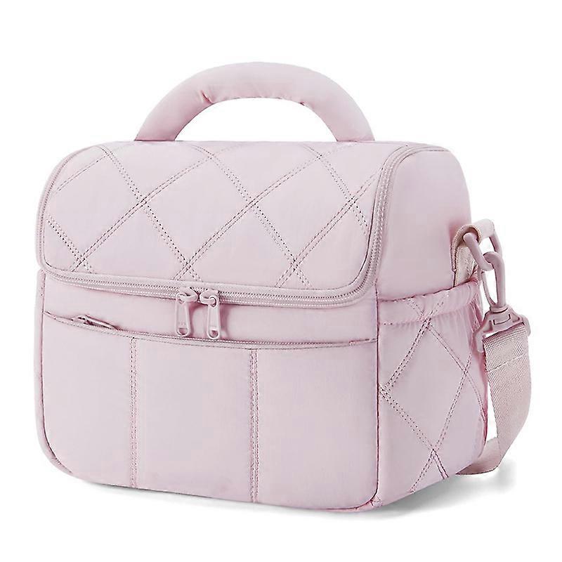 Quilted Waterproof Lunch Tote