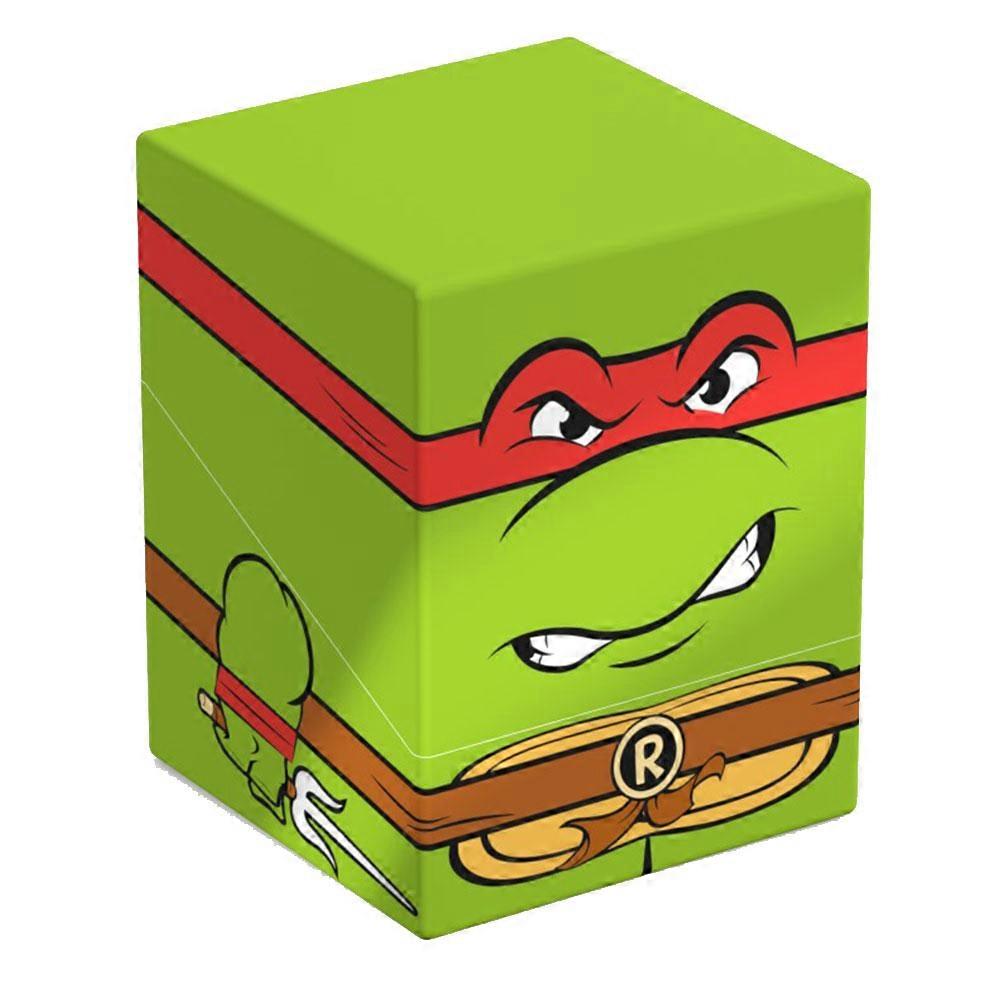 RAPHAEL Ultimate Guard Squaroes Squaroe TMNT Deck Box Ft Bold Red Mask Art
