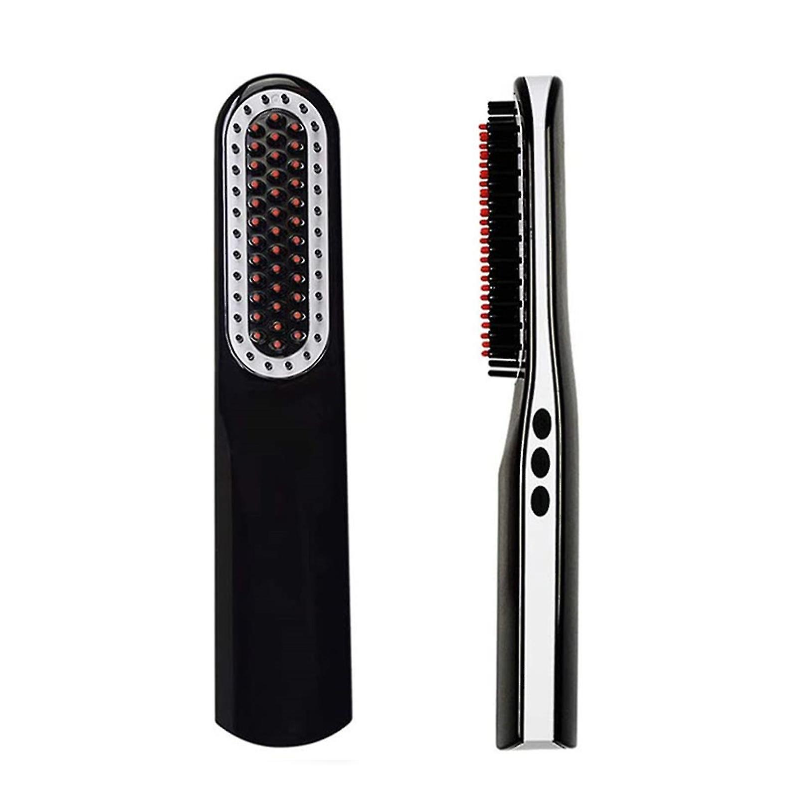 Beard Straightener, Beard Straightening Comb With Cordless/mini Sized/auto Shut Off For Traveling, Hom