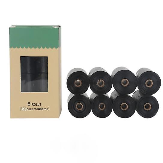 (black 8 Rolls)pet Recycled Garbage Bag
