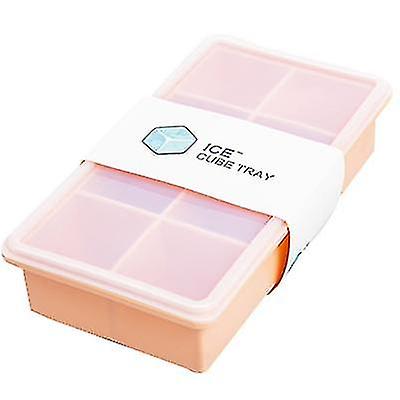 8 grilles Silicone Ice Cube Tray Tool avec couvercle