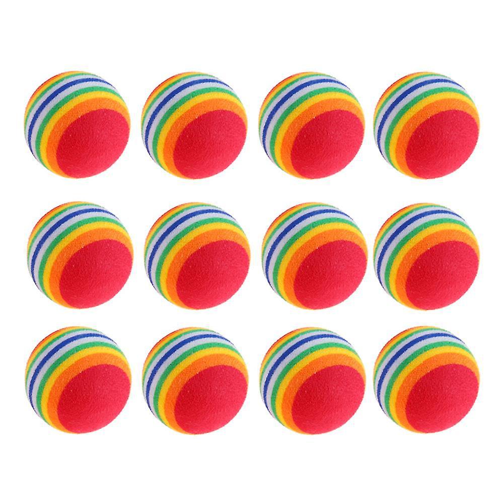 Bolas de golfe, bola de espuma, bolas de prática de golfe EVA macias - 12 pcs