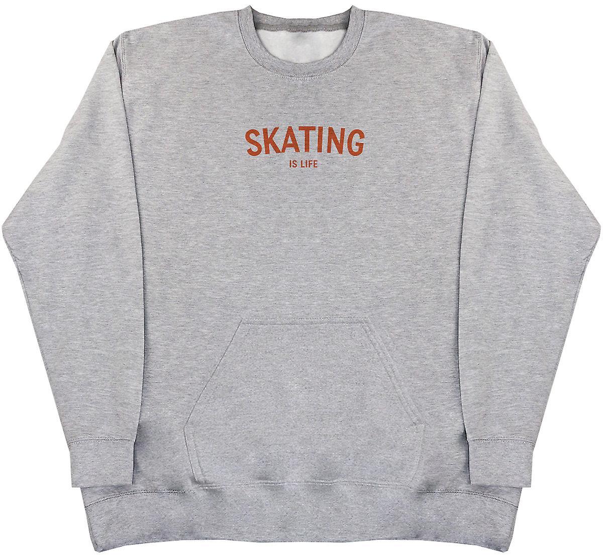 Skating Is Life - Huge Oversized Hoodless Hoodie