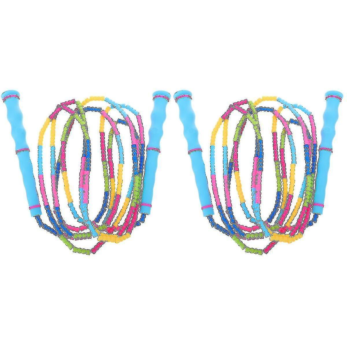 2 pcs Practical Jumping Rope Outdoor Use Skipping Rope Exercise Equipment