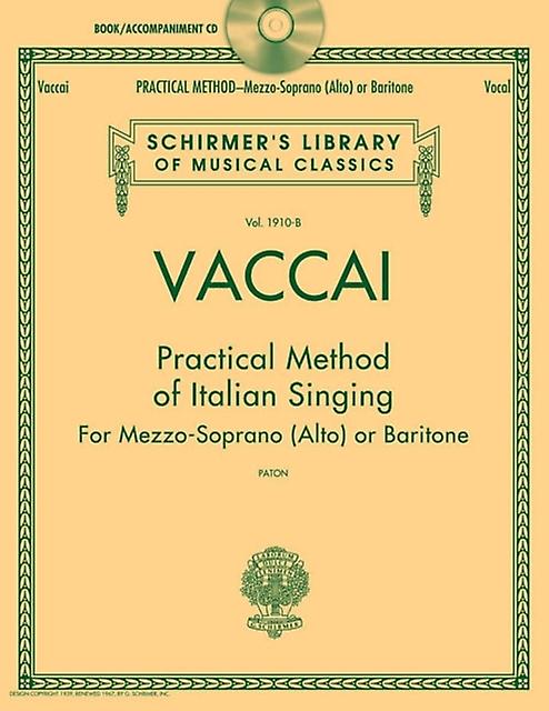 Practical Method Of Italian Singing Book Book