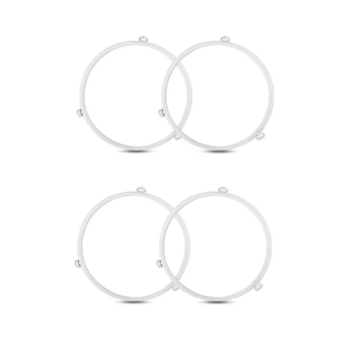 4pcs Turntable Ring, Rotating Ring Roller - For Plate Covers