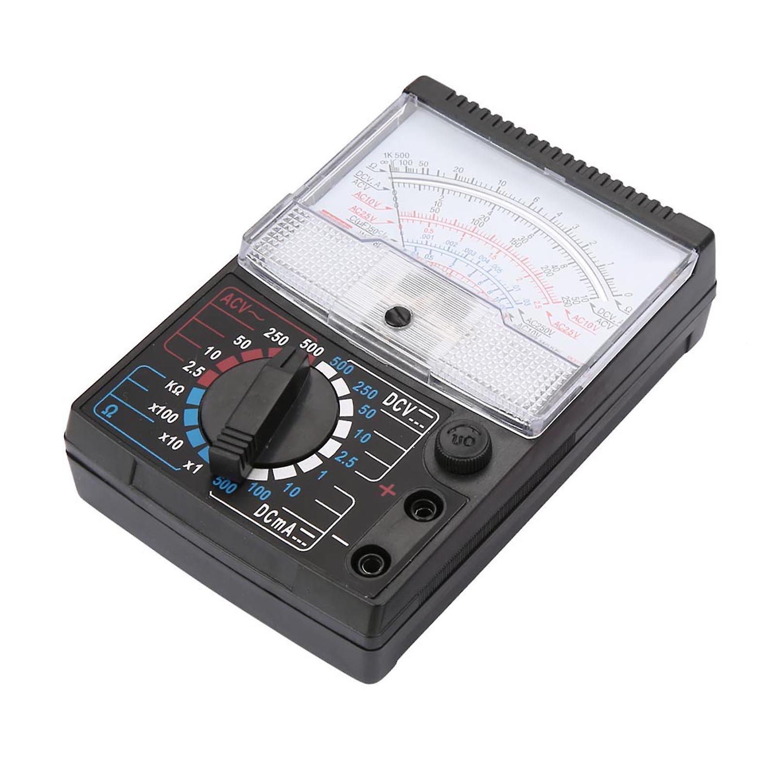 Analog Pointer Multimeter, Multitester, AC/DC Voltage Resistance Test Instrument