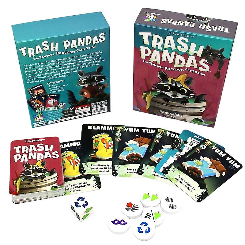 Trash Pandas-the Raucous Raccoon Card Game Family-friendly Party Game