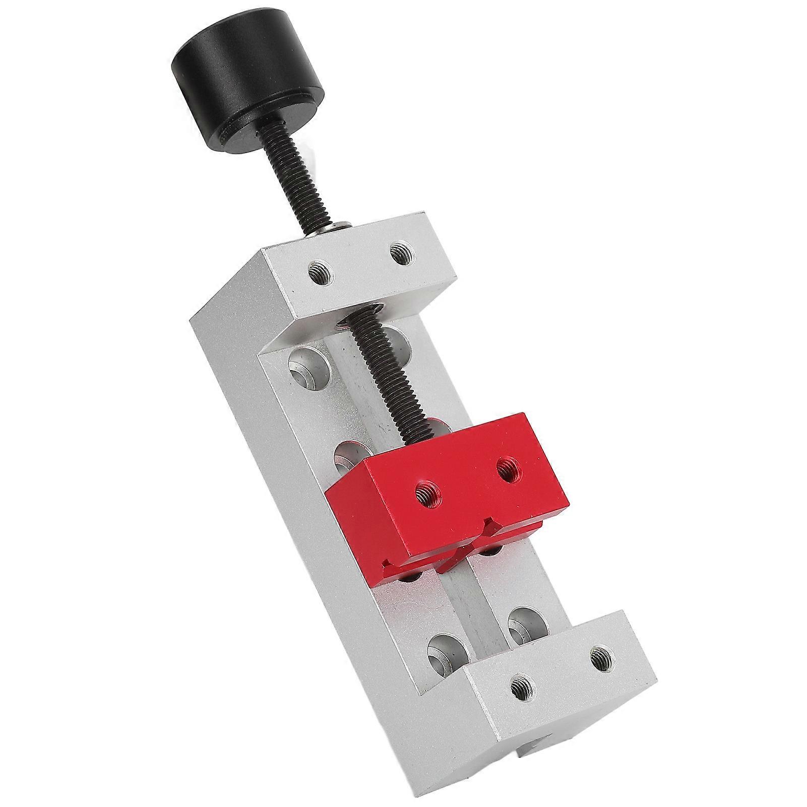 Miniature Table Vise, Small Aluminum Alloy Clamp-on Vise, Woodworking Tool for Mini CNC Router