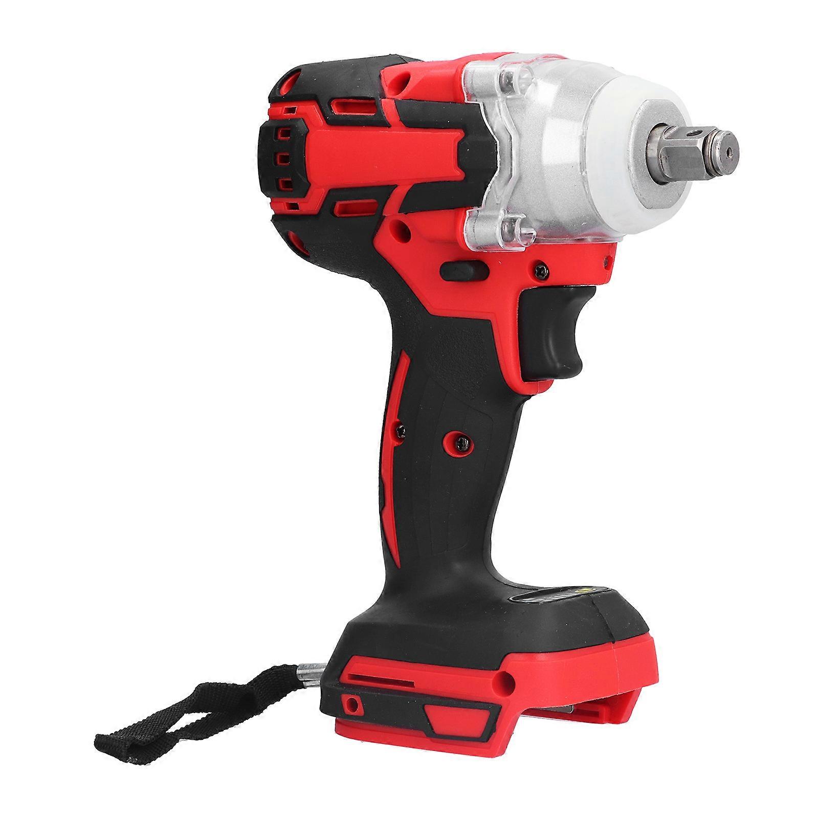 Qukaim Impact Driver Wrench Electric Impact Wrench, 1/2in Chuck, 18V Cordless Driver Tool for Maintenance, High Torque Performance, Lightweight