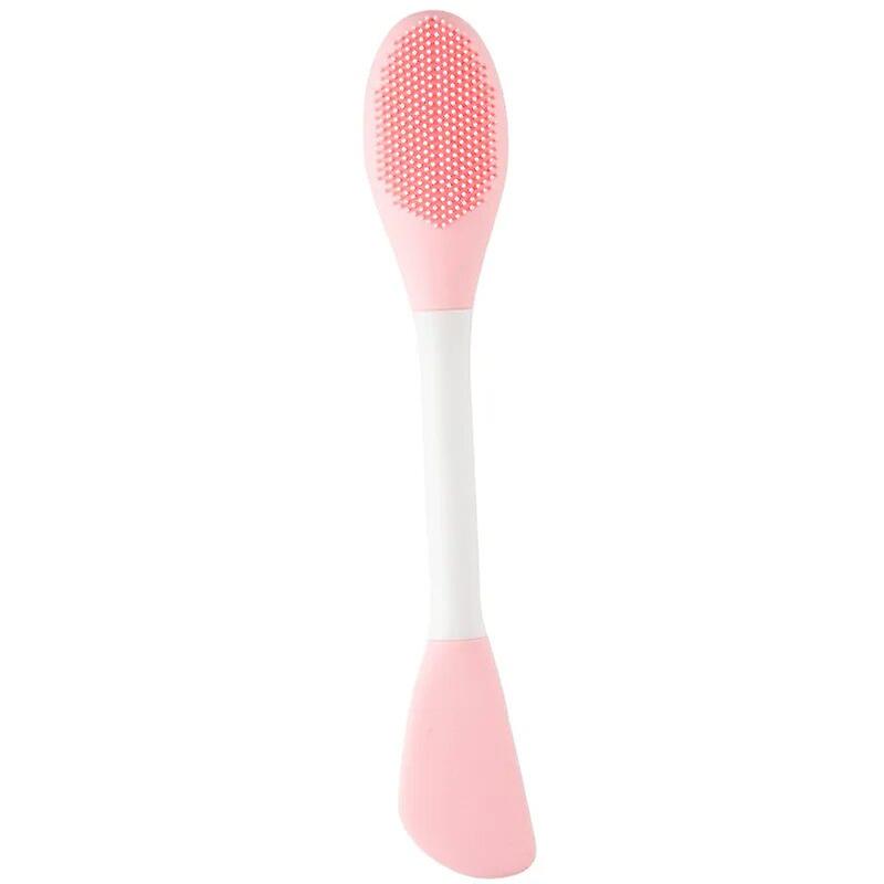 Διπλής όψης βούρτσα προσώπου σιλικόνης, βούρτσα αφαίρεσης μαύρων στιγμάτων και λάσπης, βούρτσα καθαρισμού προσώπου σιλικόνης ~ 19170