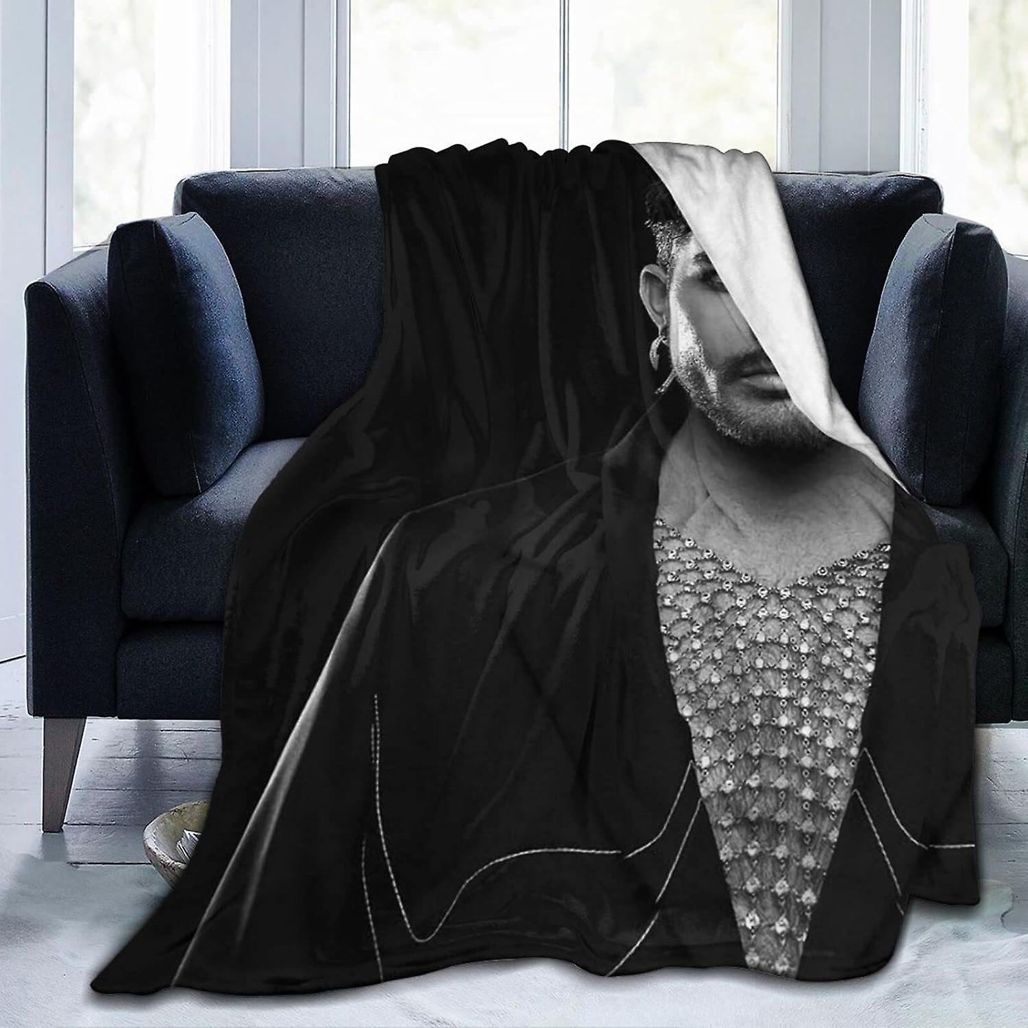 Adam Lambert tæppe lam tæppe D print plys tæppe sengetøj Decor tæppe til stue soveværelse dorm indretning ABD25832