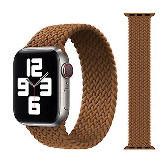 Stuff Certified® Braided Nylon Strap for iWatch 42mm / 44mm (Extra Small) - Bracelet Strap Wristband Watchband Brown