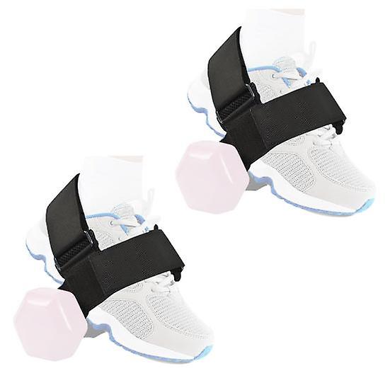 1 Pair Ankle Straps Dumbbell Foot Attachment with Fastener Tape Adjustable Dumbbell Attachment Ankle Weights Fitness Equipment