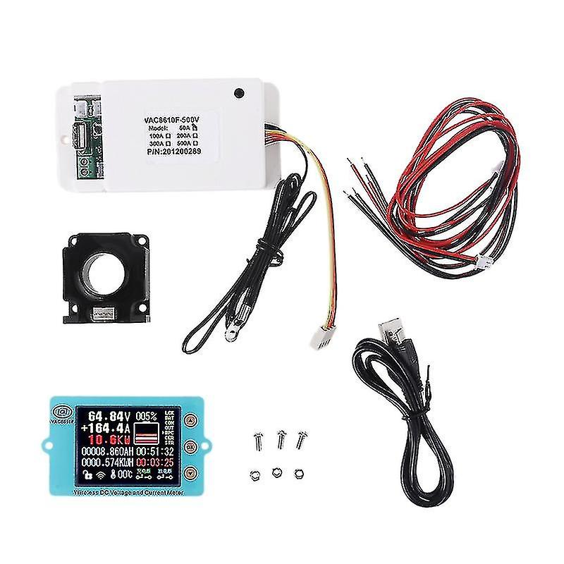 Multifunctional Lcd Battery Capacity Monitor Gauge Meter Amp Meter