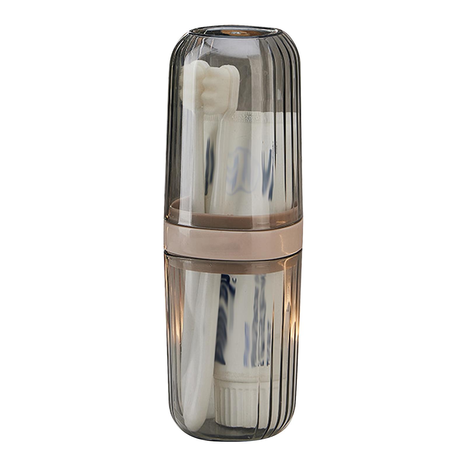 Translucent Toothbrush Holder for Travel Compact Lightweight Storage Box for Different Toothbrush Size
