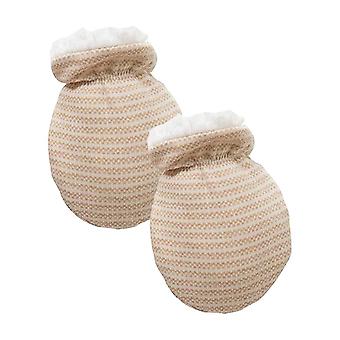 Baby Anti-scratch Gloves Baby Warm Protective Gloves Thick Cotton-style 3