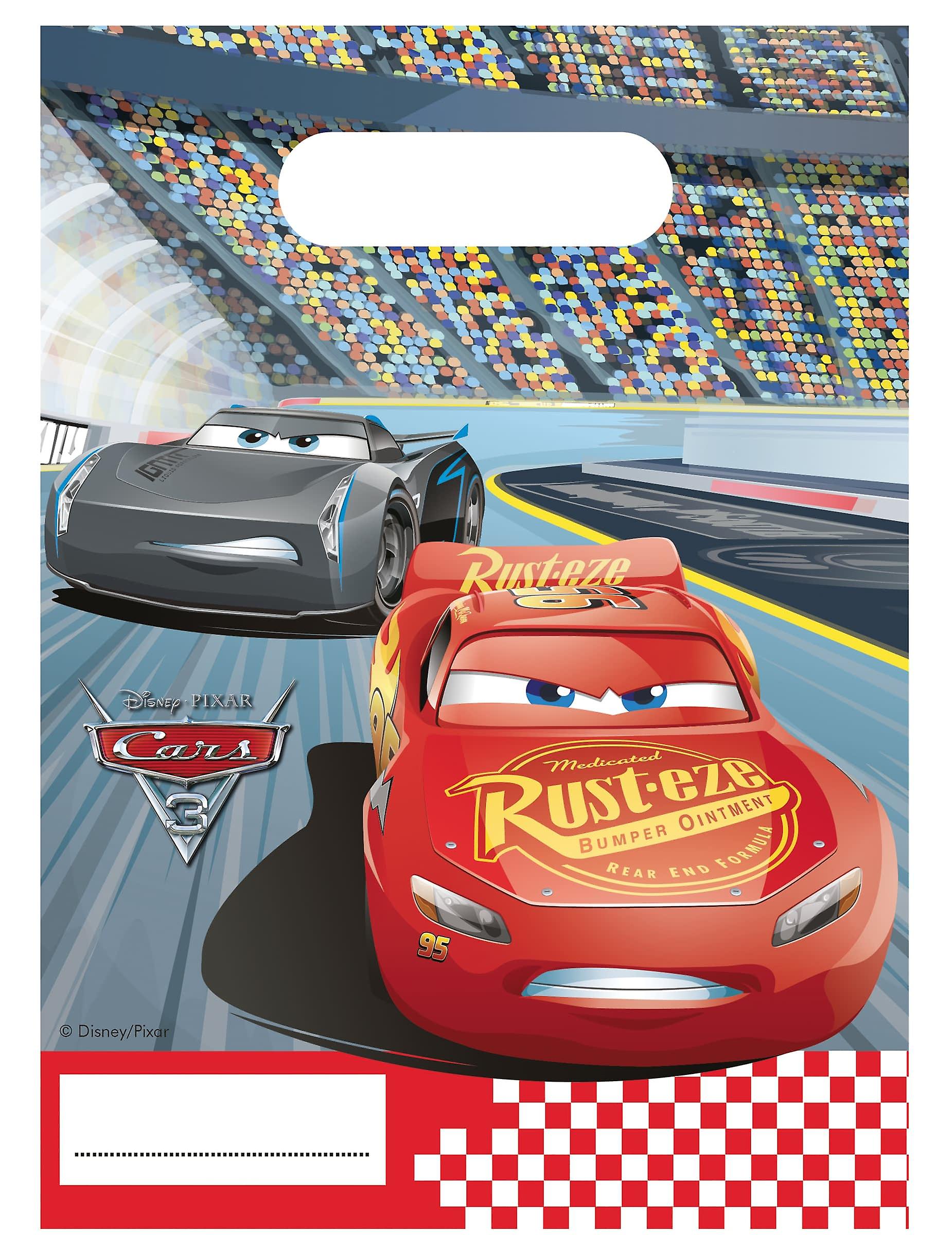 6 Cars Gift Bags 3 16 x 23 cm