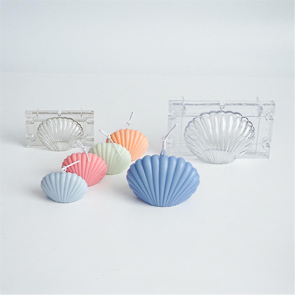 Scented Candle Mold Seashell Scallop Shell Candle Mold Handmade Soap Mold