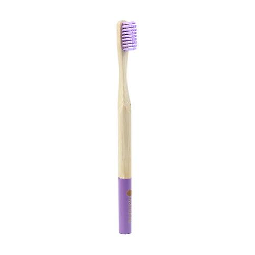 Adult Bamboo Toothbrush (Purple) 1 unit