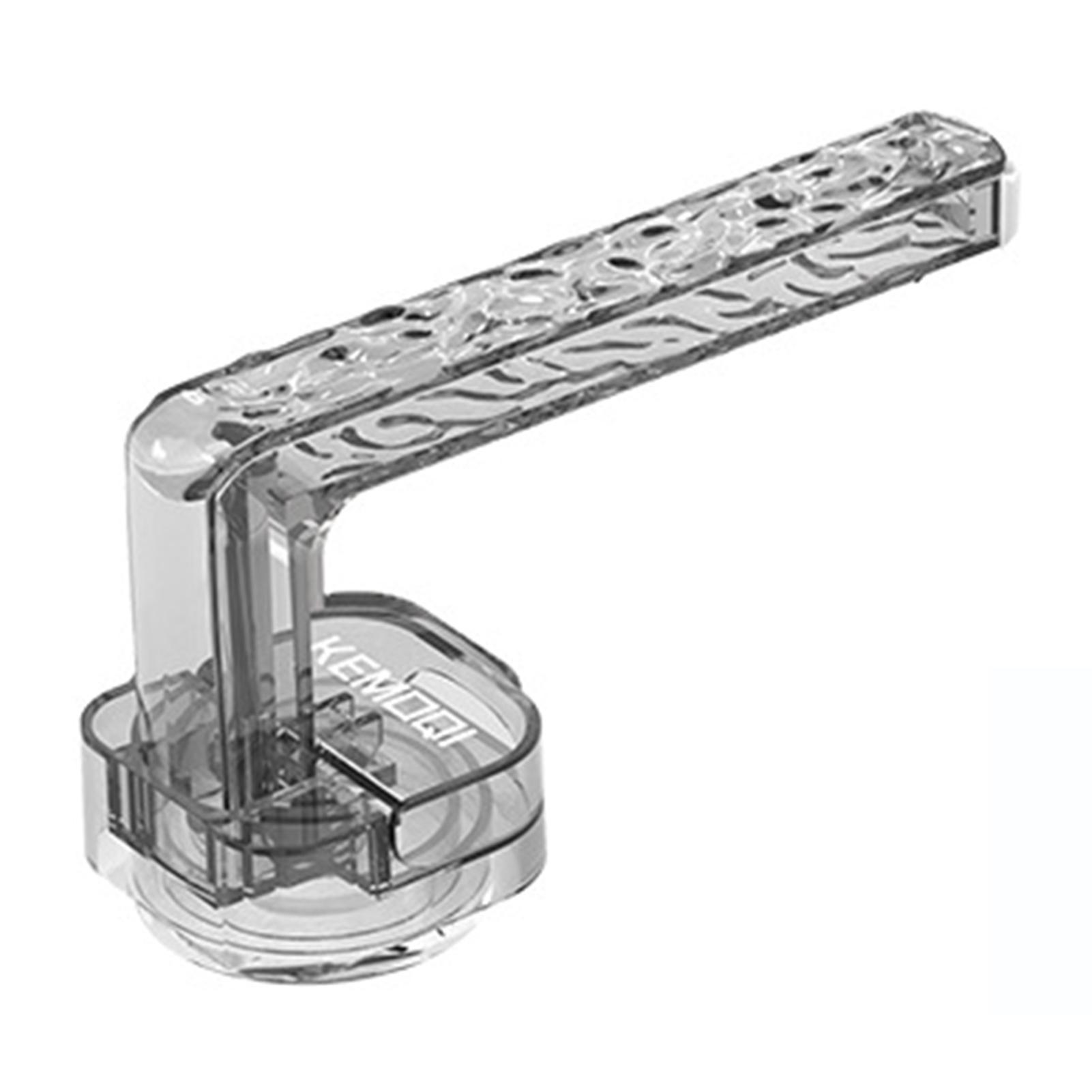 Transparent Ripple Multifunctional Suction Handle Non-perforated Paste Self-adhesive Furniture Knobs for Kitchen