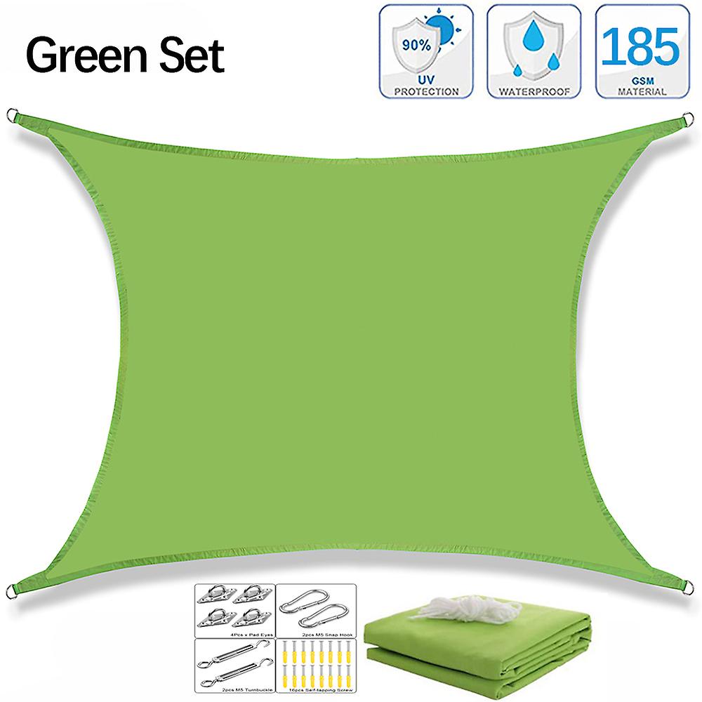 Shade Sail, Square Rectangle Shade Sail, Garden Patio Waterproof Polyester Awning Swimming Awning, Camping Hiking Sail Canopy