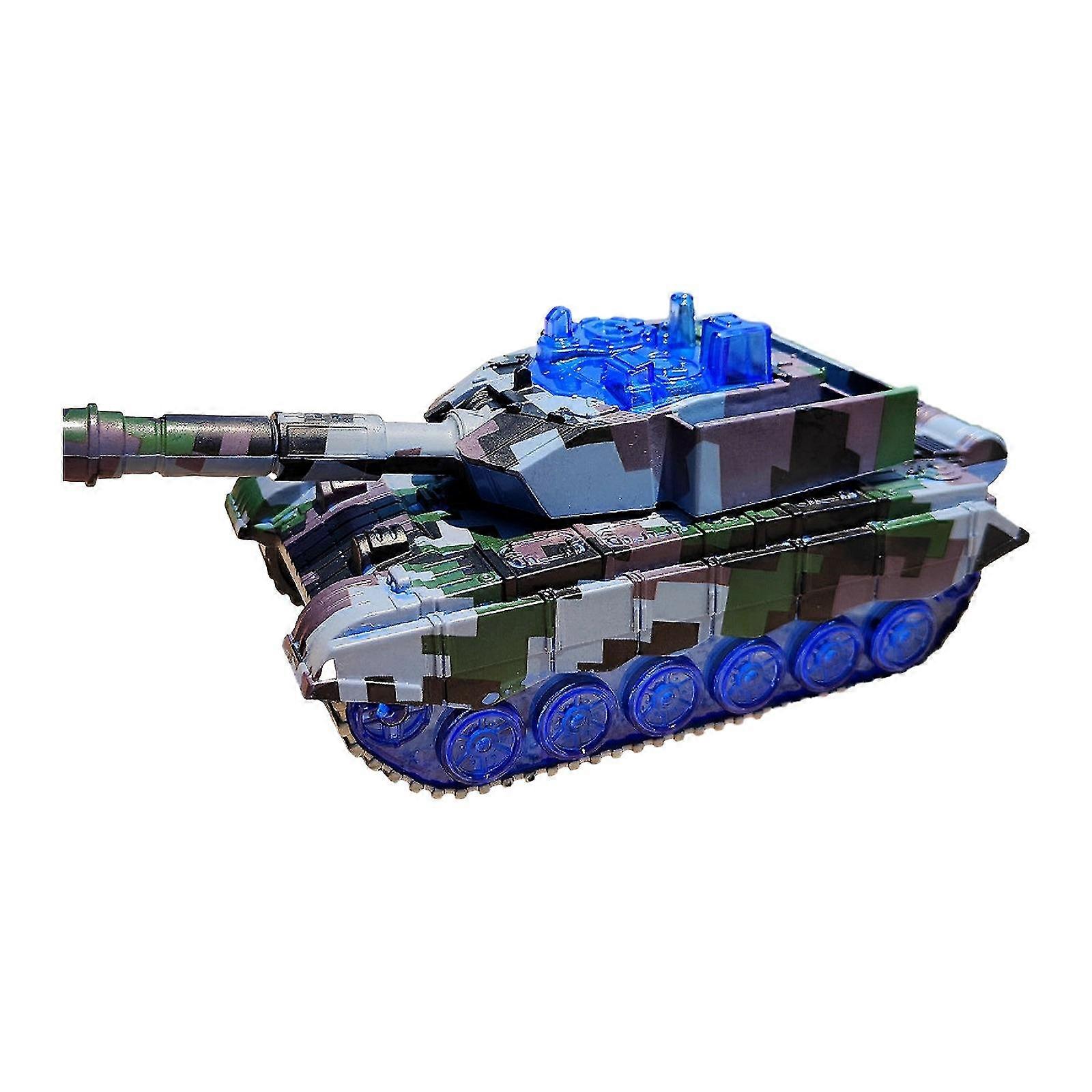 خزان كهربائي صغير للأطفال ، مؤثرات ضوئية وصوتية ، برج يدوي ، خزان عالمي ، دبابة عسكرية لعبة