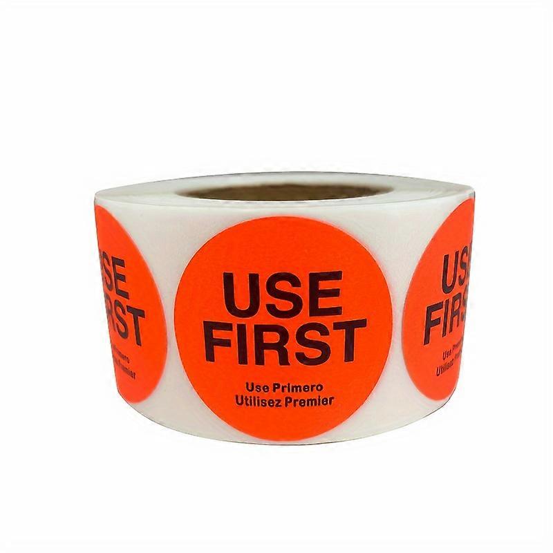 1.5" "Use First" Inventory Control Labels Permanent Adhesive Restaurant Quality Food Labels Use First Stickers Food Service Disposable Food Labels Sma