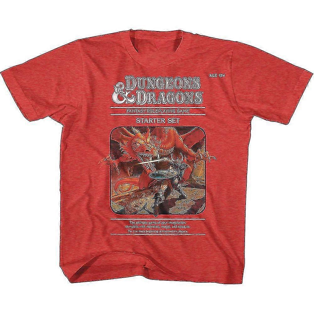 Ungdom Red Starter Set Dungeons Dragons skjorte