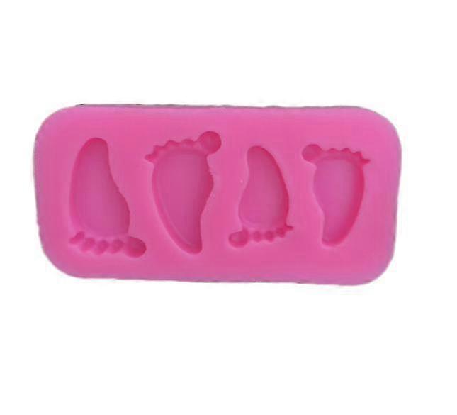 Baking Tools Shoes Shape Diy Handmade Soap Silicone Mold Chocolate Fondant Cake Mold