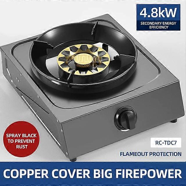 Stufa singola a gas a risparmio energetico in acciaio inossidabile per uso domestico - Desktop per la cucina