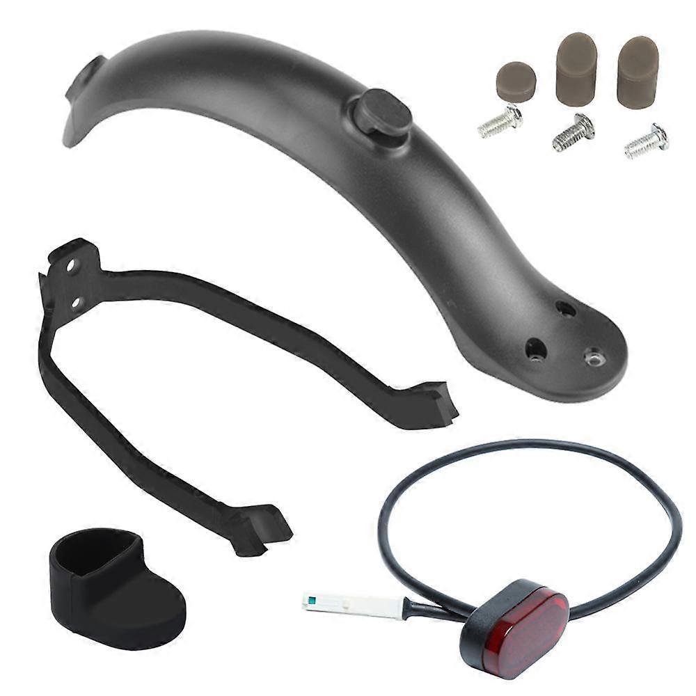Durable Scooter Mudguard for Xiaomi Mijia M365 M187 Pro Electric Scooter Tire Splash Fender with Rear Taillight Back Guard