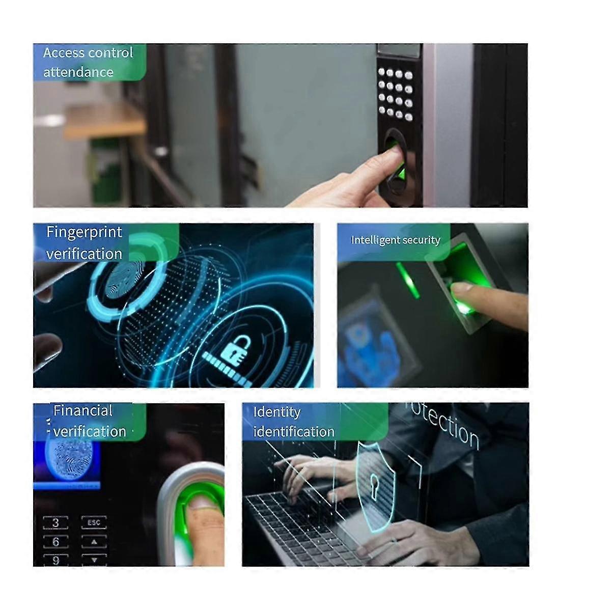 Fingerprint Identification Module ZW0608 Square Semiconductor Capacitive Fingerprint Acquisition Sensor Switch Module,C