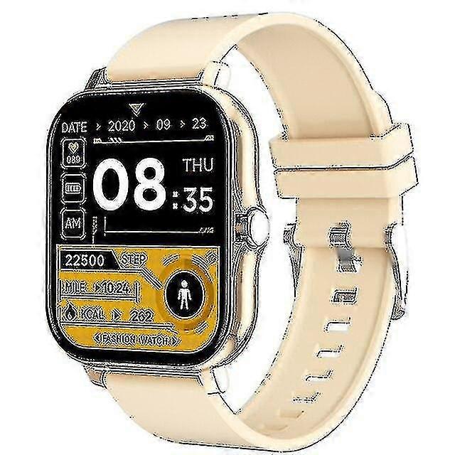 Gold Smart Watch Femmes Bluetooth Call Music Control Moniteur de fréquence cardiaque étanche Android Ios