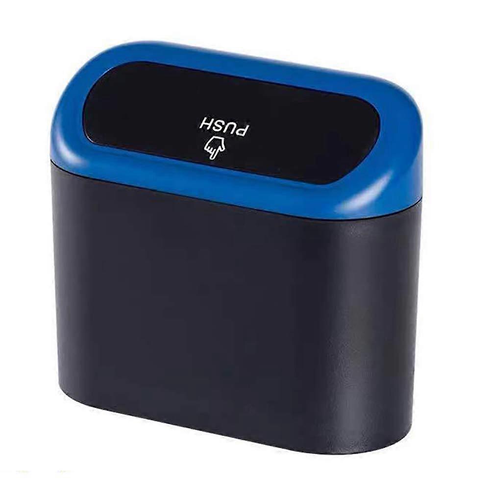 Portable Hanging Mini Car Trash Can,wastebasket Trash Can With Lid, For Car Office Home,auto Storage Bin Accessories - Car Trash