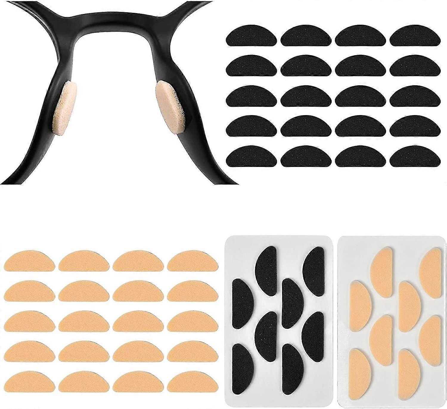 40 Pairs Foam Nose Pads, Self Adhesive Nose Pads, Non-Slip Nose Pads, Glasses
