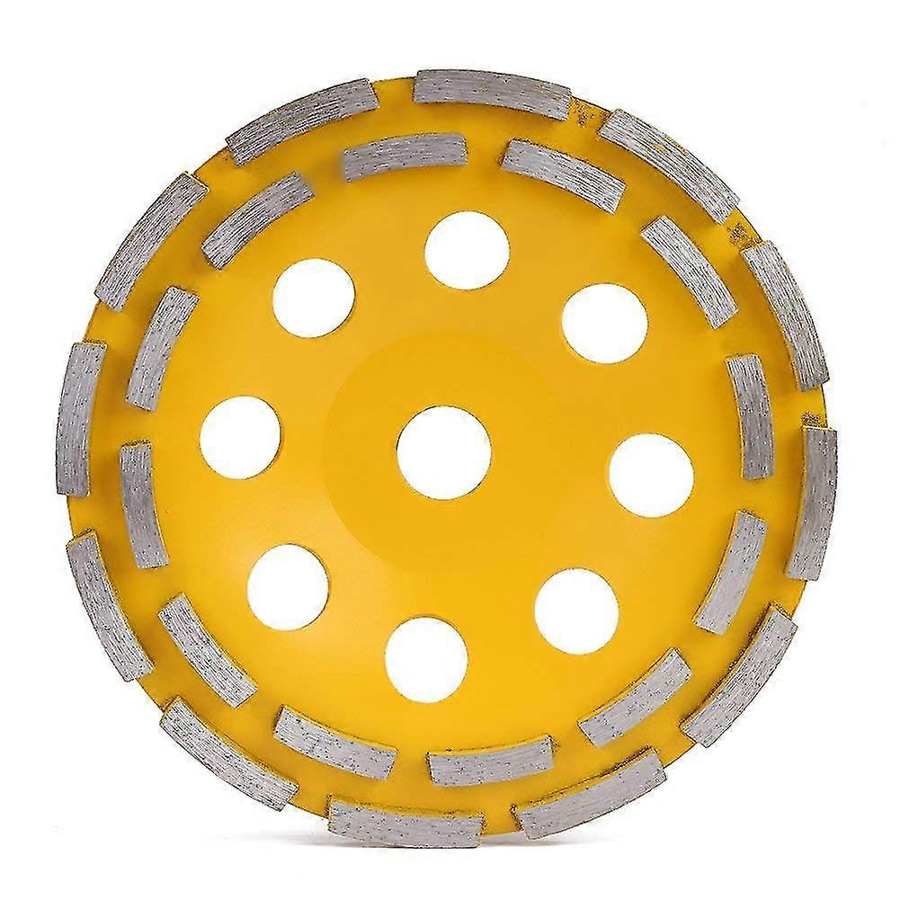 180mm طحن القرص صف مزدوج ملموسة الطوب قطع الماس طحن القرص (القطر الداخلي: 22.23mm)