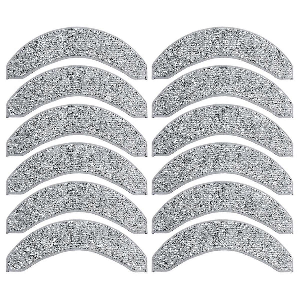 12Pack Replacement Mop Pads for Combo J7+ Robot Vacuum, Reusable Microfiber Mopping Pad Accessories-Good
