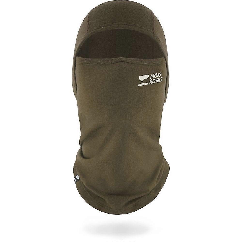Erwachsene Mons Royale St.Rosa MF 200 Sturmhaube Einfarbig / Dunkeloliv / S/M