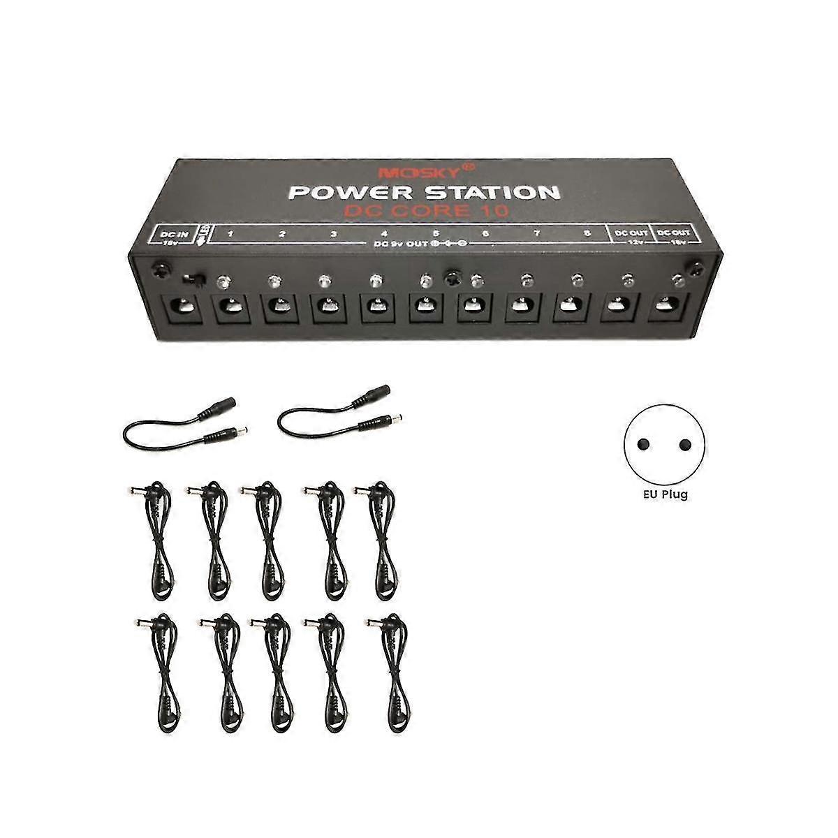 Mini Guitar Effect Power Supply 10 Isolated Output For 9v 18v Effect Pedal Over Current Protection