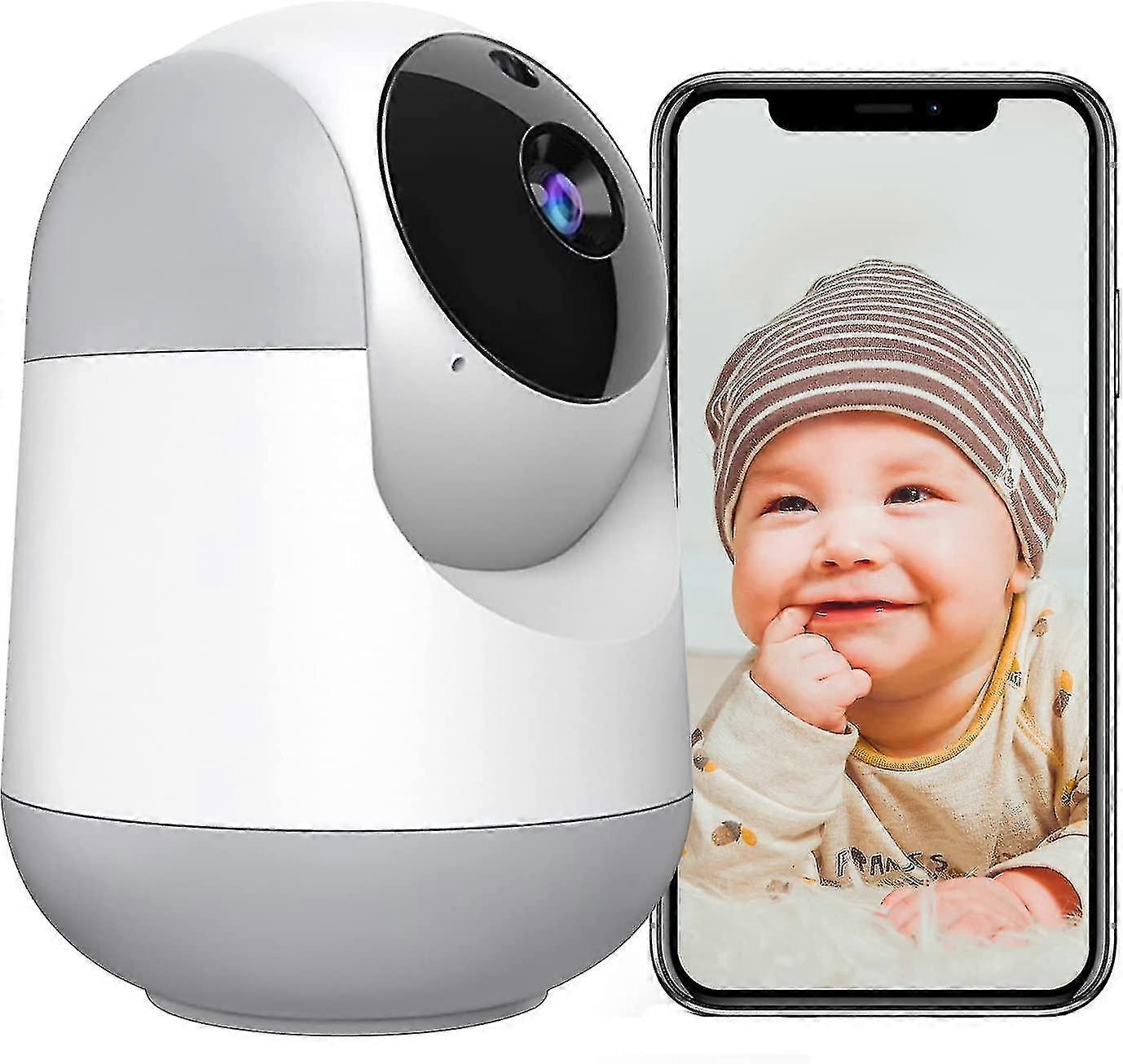 Indoor Pan/tilt Smart Security Camera,3mp Hd Camera For Home Security/baby /pet Monitor, 2.4ghz Wireless Wifi Camera With Night Vision,2-way Audio,mot