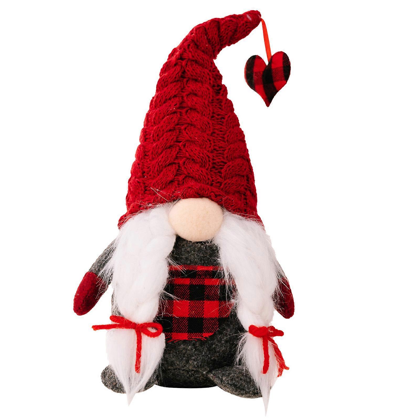 Gnomes Valentine Day Decorations Cute Stuffed Scandinavian Tomte Elf Decorations for Home Table Ornaments Gifts