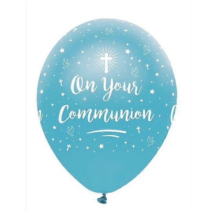 Creative Party On Your Communion Latex Balloons (Pack of 6)