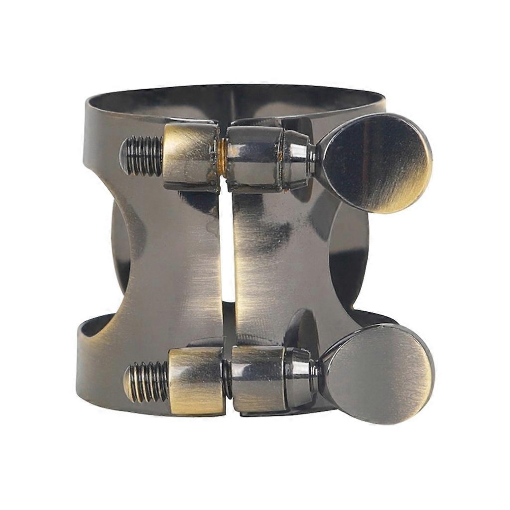 Saxofon Munstycke Ligature Clip Clamp Fästlock För Alt / Sopran Sax