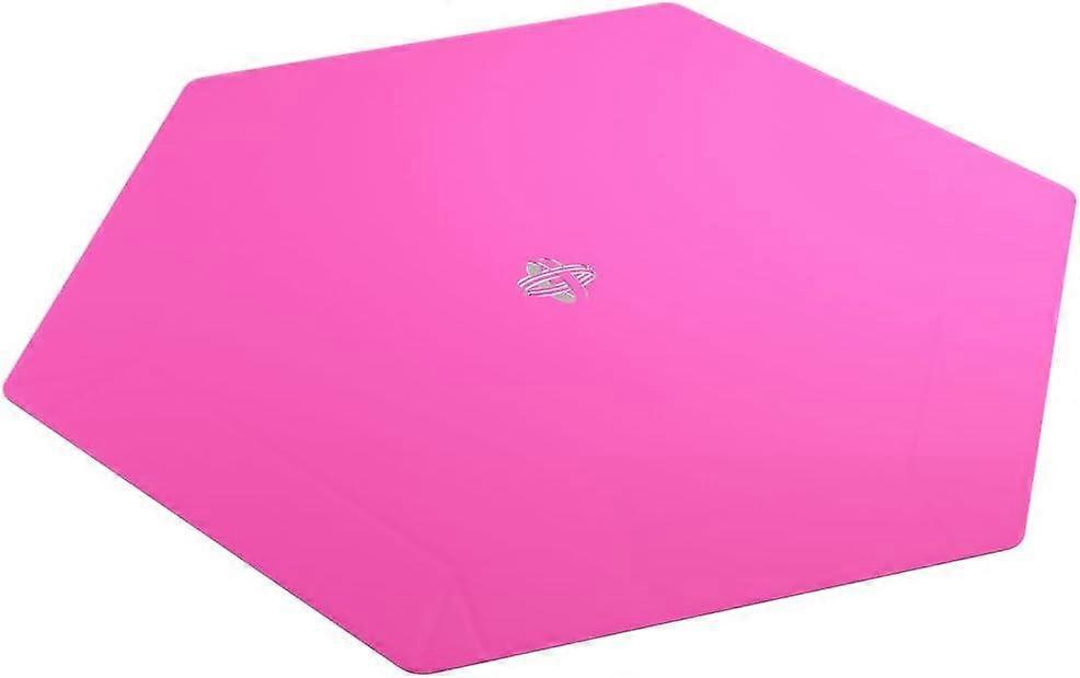 Magnetic Dice Tray Hexagonal - Black/Pink