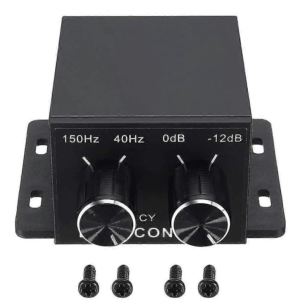 Car Speaker Amplifier Rca Interfaces Gain Level Frequency Bass Control