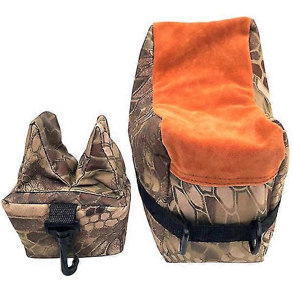 1 Set Outdoor Tactics Sandbag Shooting Rest Bench Front And Rear Sand Bag