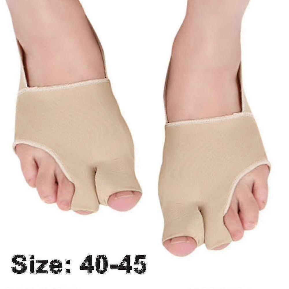 Toe Separator Soft Splint For Bunion Relief Little Toe Straightener L(40-45) Jiujiuso