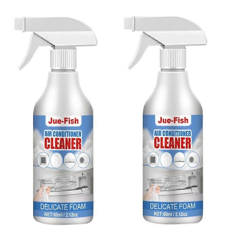 60ml Air Conditioner Cleaner Foaming Sprayer Multipurpose Deodorizer Deep Cleaning Radiators Fan Blade Cleaning Tool
